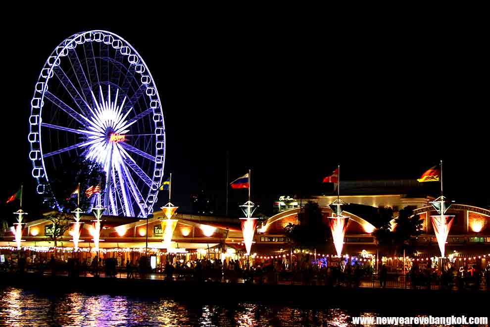 New Year EVE Bangkok at ASIATIQUE The Riverfront Bangkok,Thailand 