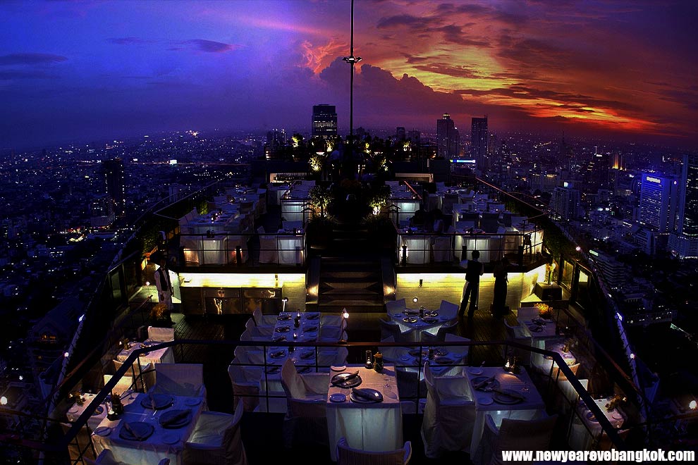 Vertigo Bangkok New Years Eve 2024 best one famous in Bangkok at Banyan tree. New Year EVE Rooftop Bar on Vertigo Rooftop Bar at Banyan Tree Bangkok. 