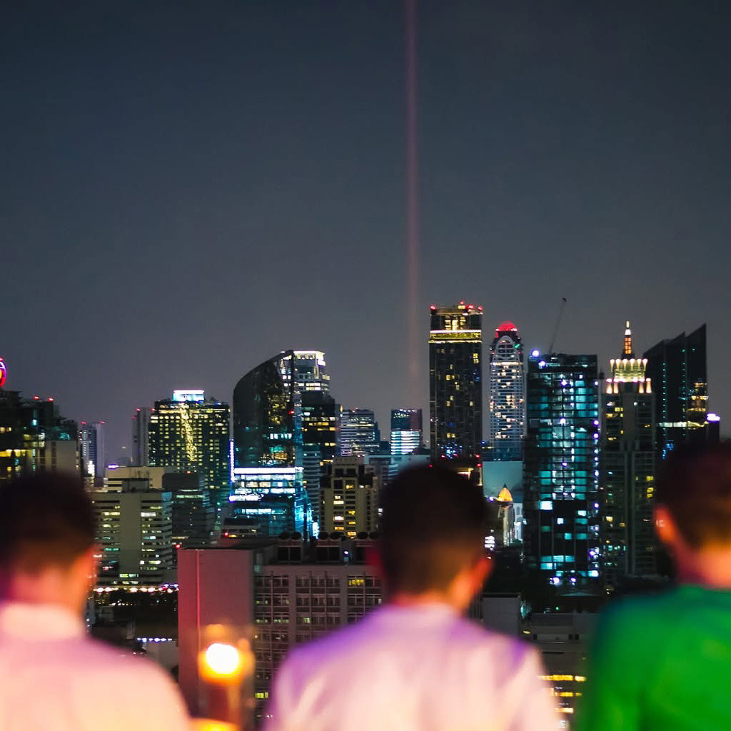Above Eleven - The Peruvian Party countdown fireworks watching celebrating countdown fireworks views in Bangkok