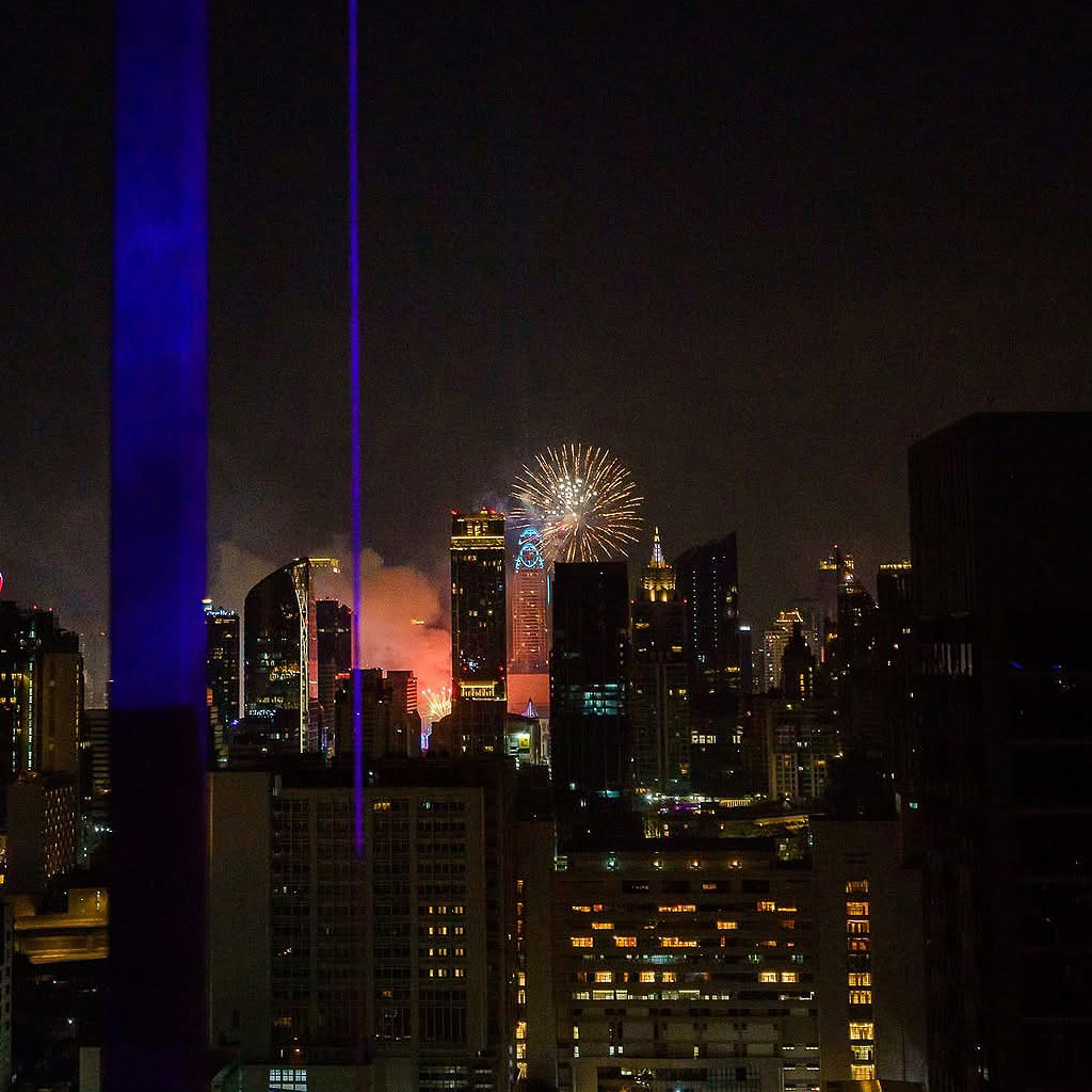 Above Eleven - The Peruvian Party countdown fireworks watching celebrating countdown fireworks views in Bangkok