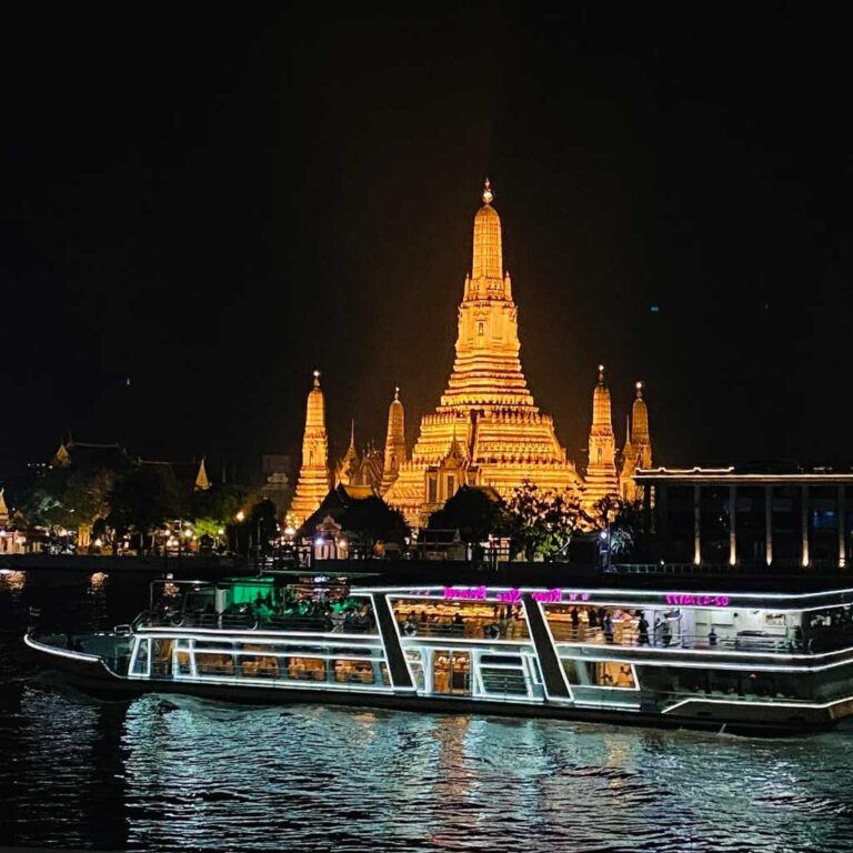 New Year's Eve 2026 Bangkok reserve River Star Princess Cruise. Enjoy a festive dinner, live entertainment, spectacular fireworks countdown.