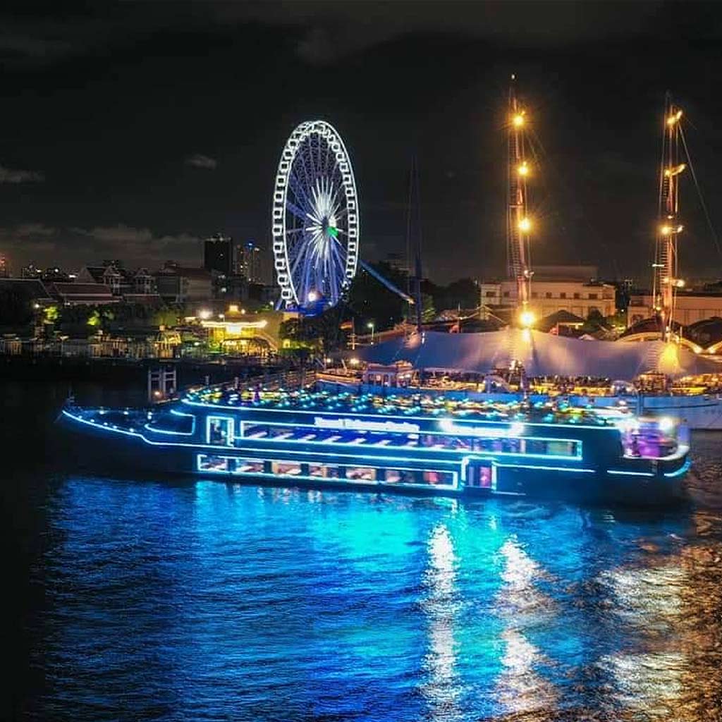 Buy Nye 2026 Bangkok Dinner Cruise tickets Royal Princess Cruise Chaophraya river. ensuring a seamless,truly memorable New Year's celebration