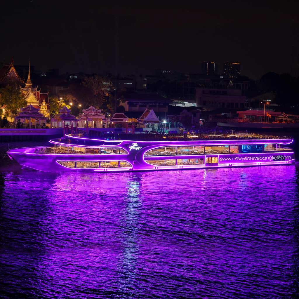 New Year's Eve 2026 Bangkok Dinner Cruise Packages 2026 The Planet Cruise. Discover luxurious dinner packages, dazzling fireworks countdown
