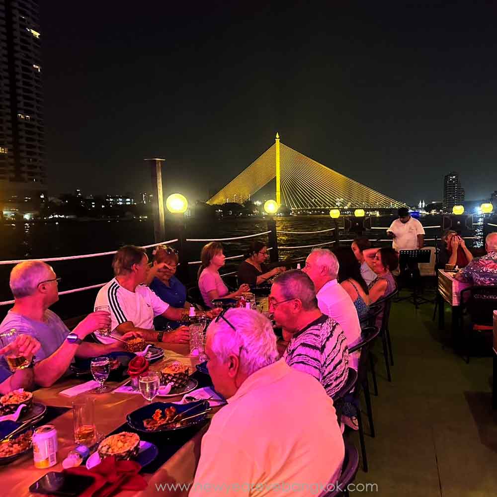 Exclusive rice barge cruise Bangkok
Chao Phraya River firework dinner cruise
Best romantic things to do in Bangkok NYE
Mahapatra Cruise booking guide
Luxury New Year's Eve 2026 cruise deal
Countdown party on a traditional Thai boat
Iconic Bangkok landmarks by cruise New Year
Mahapatra Cruise dress code and attire
Pricing for Mahapatra New Year Cruise
Alternatives to Mahapatra Cruise Bangkok
Why choose a small cruise for NYE Bangkok
Premium New Year’s Eve dining experience
2026 Bangkok river cruise comparison
Unforgettable New Year's Eve in Thailand